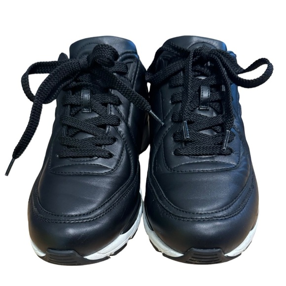 SOLD‼️Chanel Sneakers Black and White Leather 100% Authentic - Picture 5 of 16